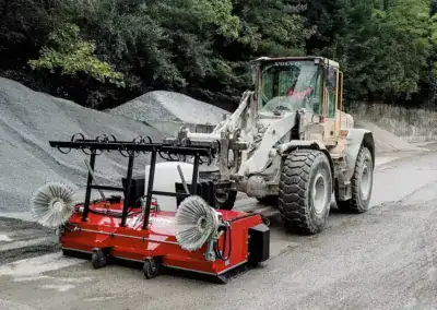 anbau kehrmaschine radlader